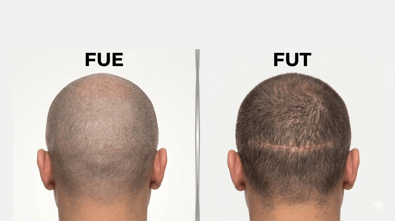 FUE vs FUT Hair Transplant in Navi Mumbai